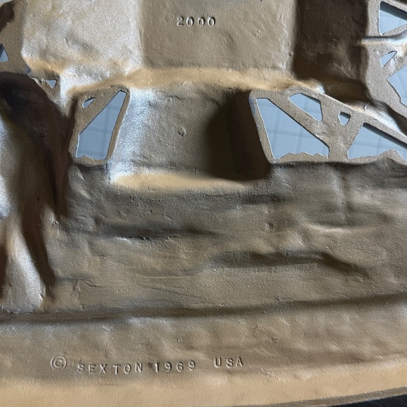 APOLLO 11 MOON LANDING  |  WALL PLAQUE  |  CAST METAL  |  USA  |  RARE  | - Picture 13 of 16